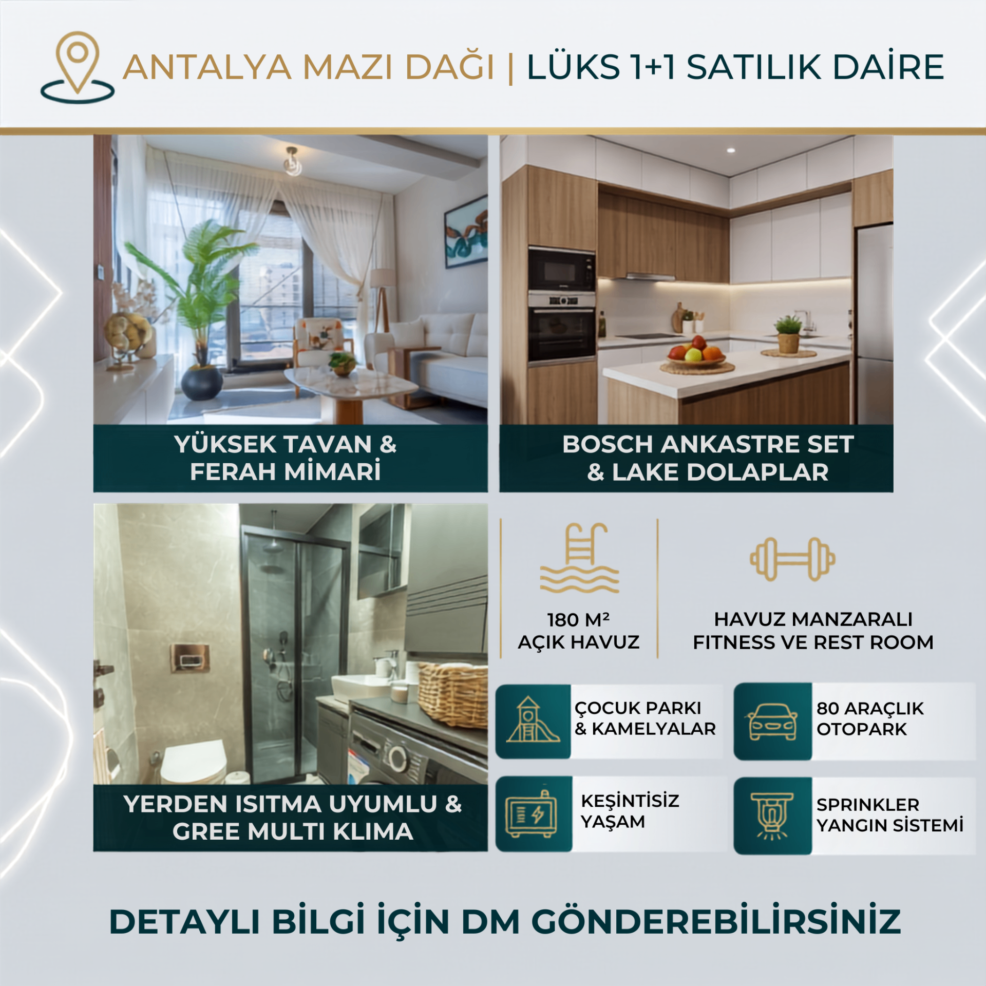 Antalya Mazı Dağı — Lüks 1+1