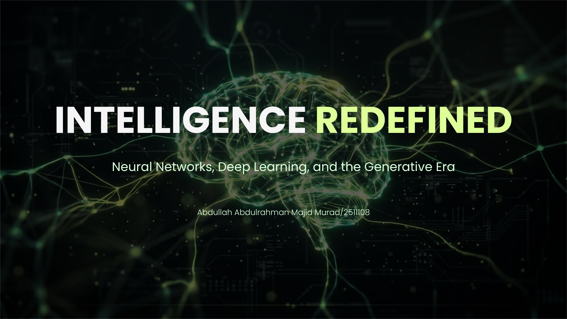 Intelligence Redefined
