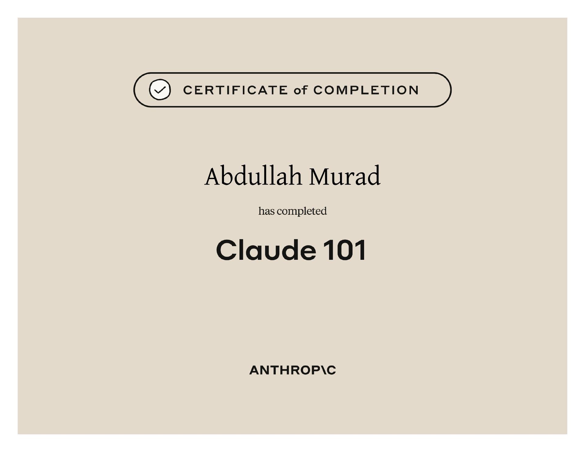 Claude 101