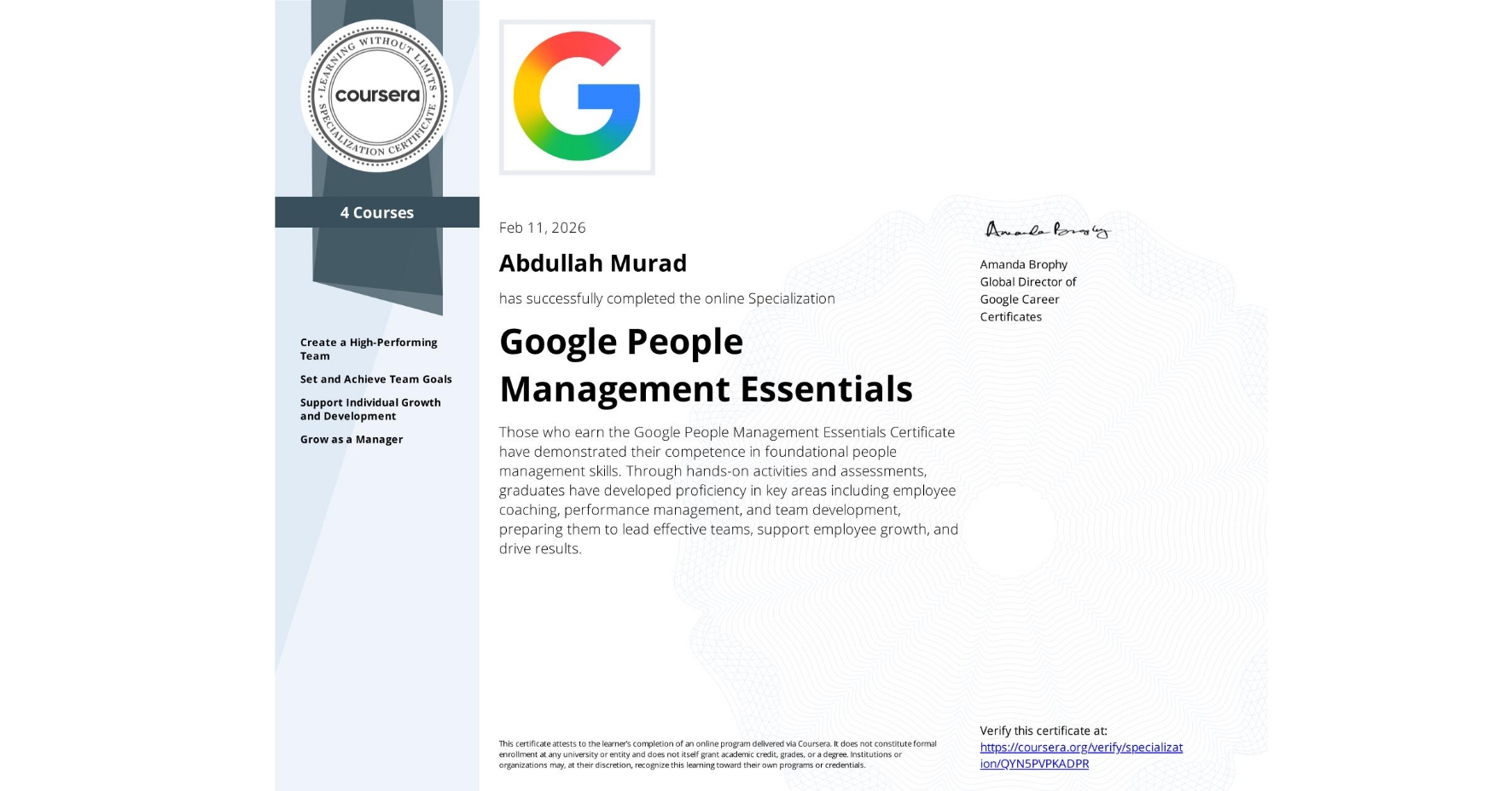 Google People Management Essentials